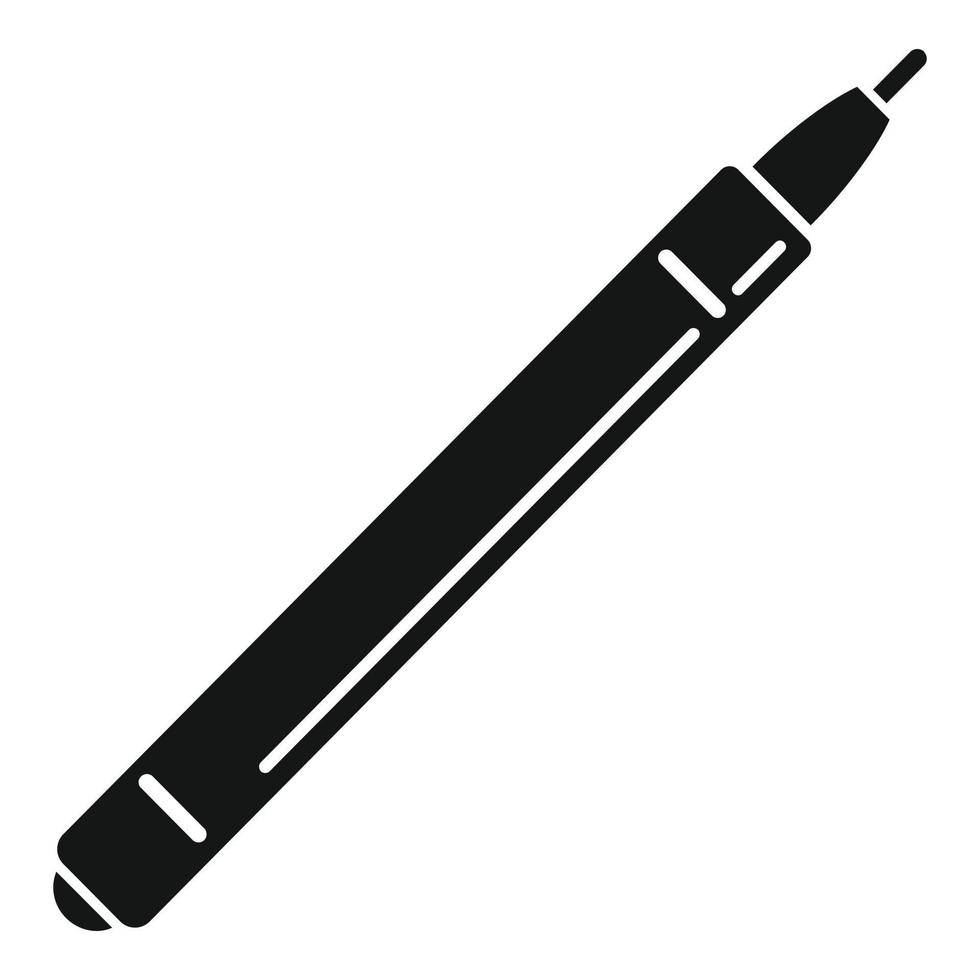 schrijven pen icoon gemakkelijk vector. inkt handtekening vector