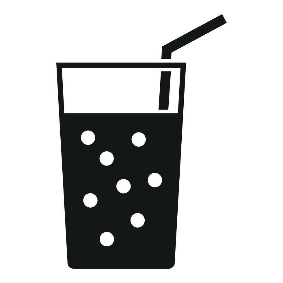 sap glas icoon gemakkelijk vector. eetpatroon voedsel vector