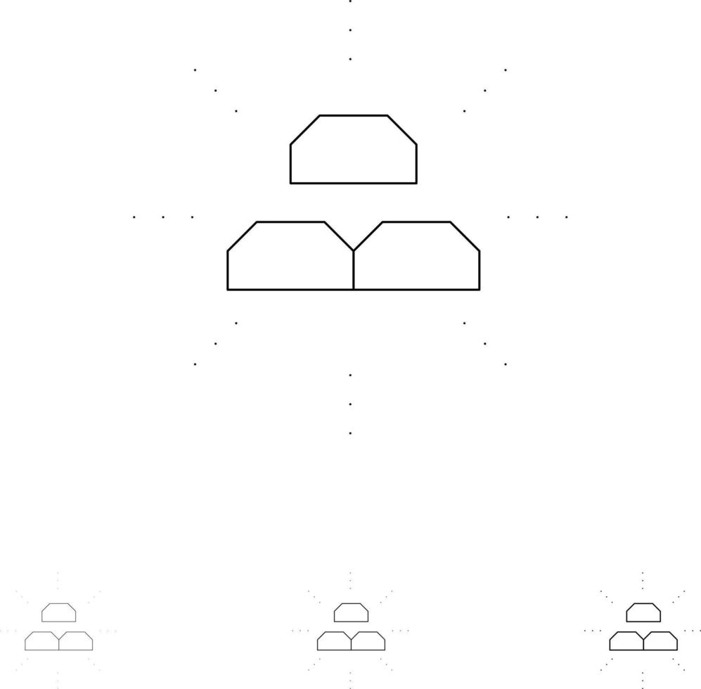 bars fonds goud inkomen interesseren stoutmoedig en dun zwart lijn icoon reeks vector