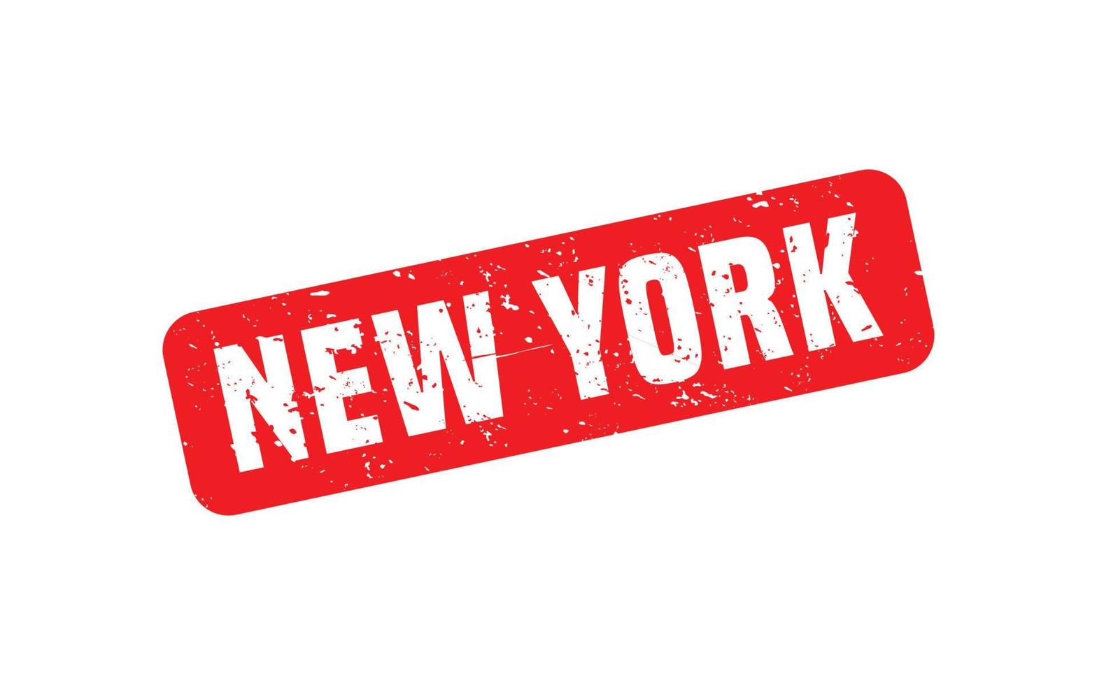 nieuw york rubber postzegel structuur met grunge stijl Aan wit achtergrond vector