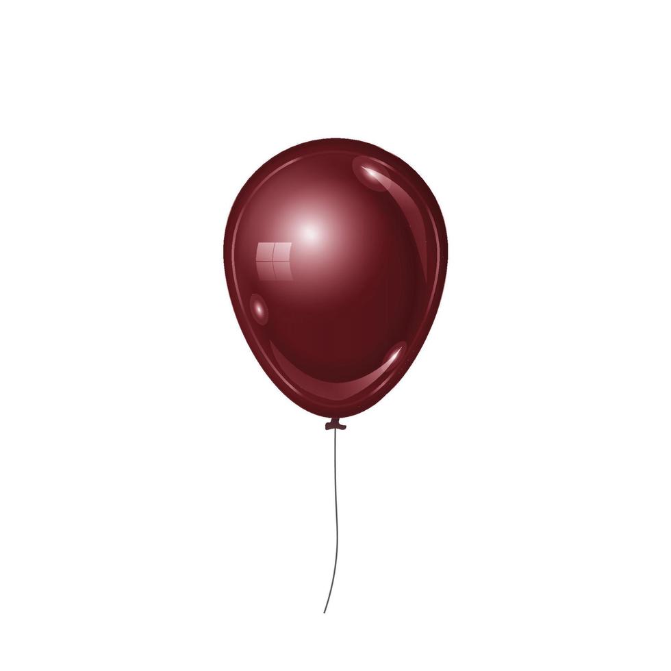 realistisch viering 3d ballon vector