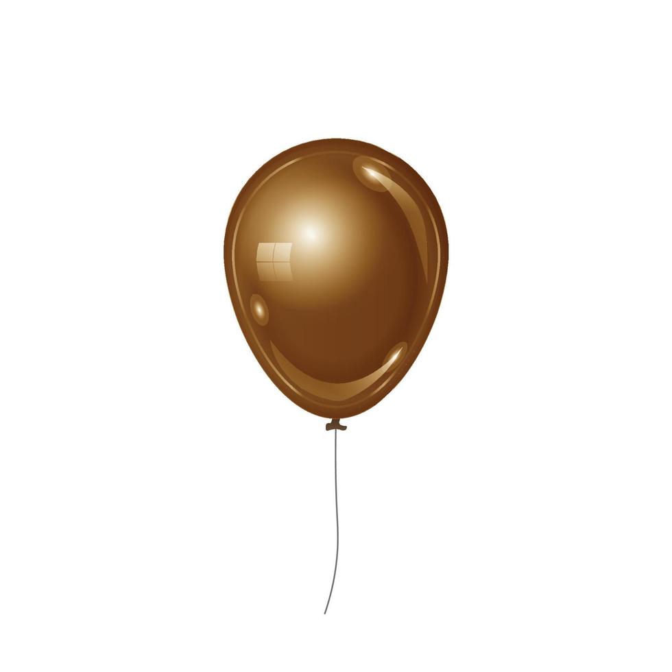 realistisch viering 3d ballon vector