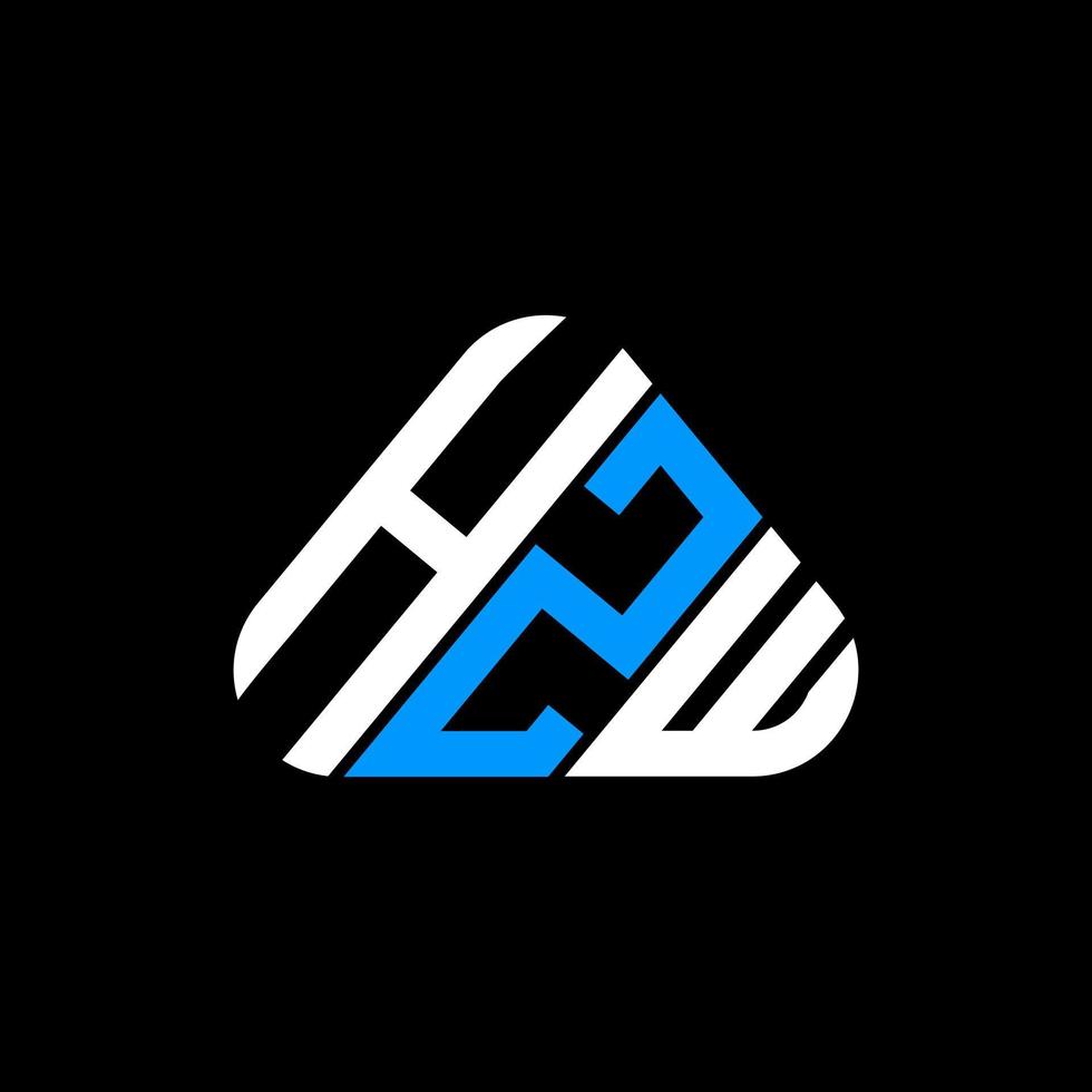 hzw brief logo creatief ontwerp met vector grafisch, hzw gemakkelijk en modern logo.