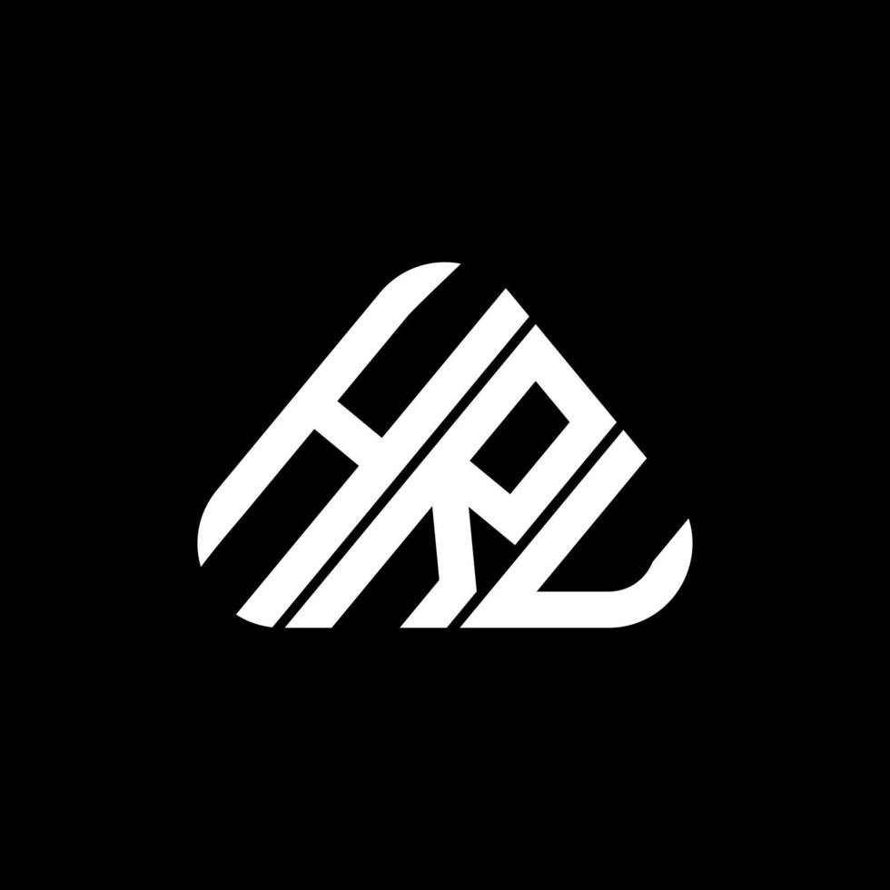 hru brief logo creatief ontwerp met vector grafisch, hru gemakkelijk en modern logo.