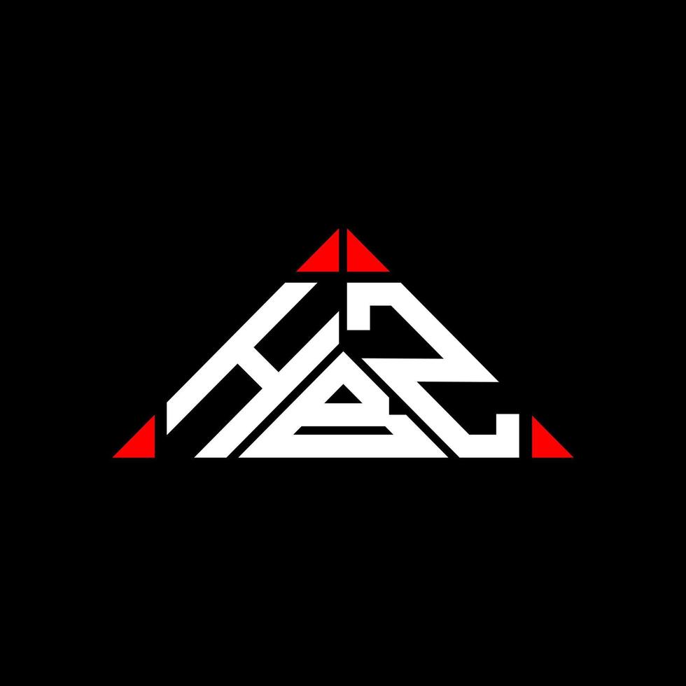 hbz brief logo creatief ontwerp met vector grafisch, hbz gemakkelijk en modern logo.