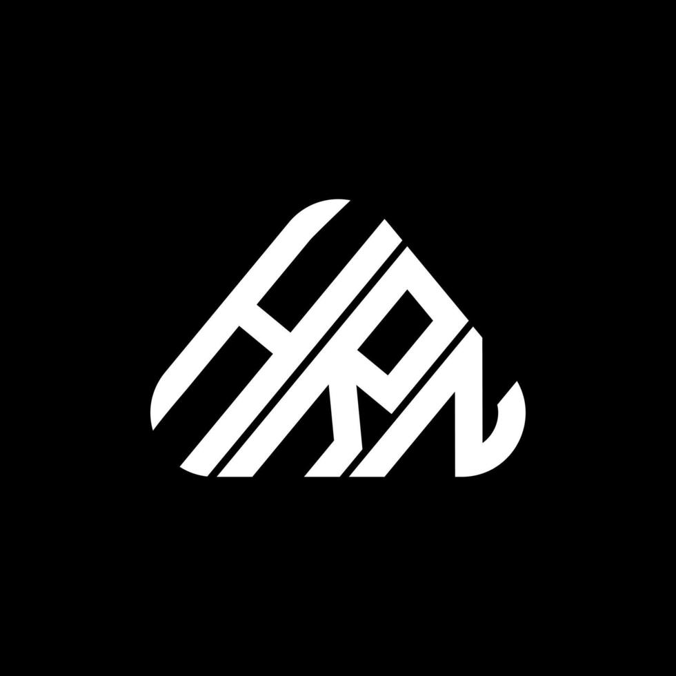 hrn brief logo creatief ontwerp met vector grafisch, hrn gemakkelijk en modern logo.