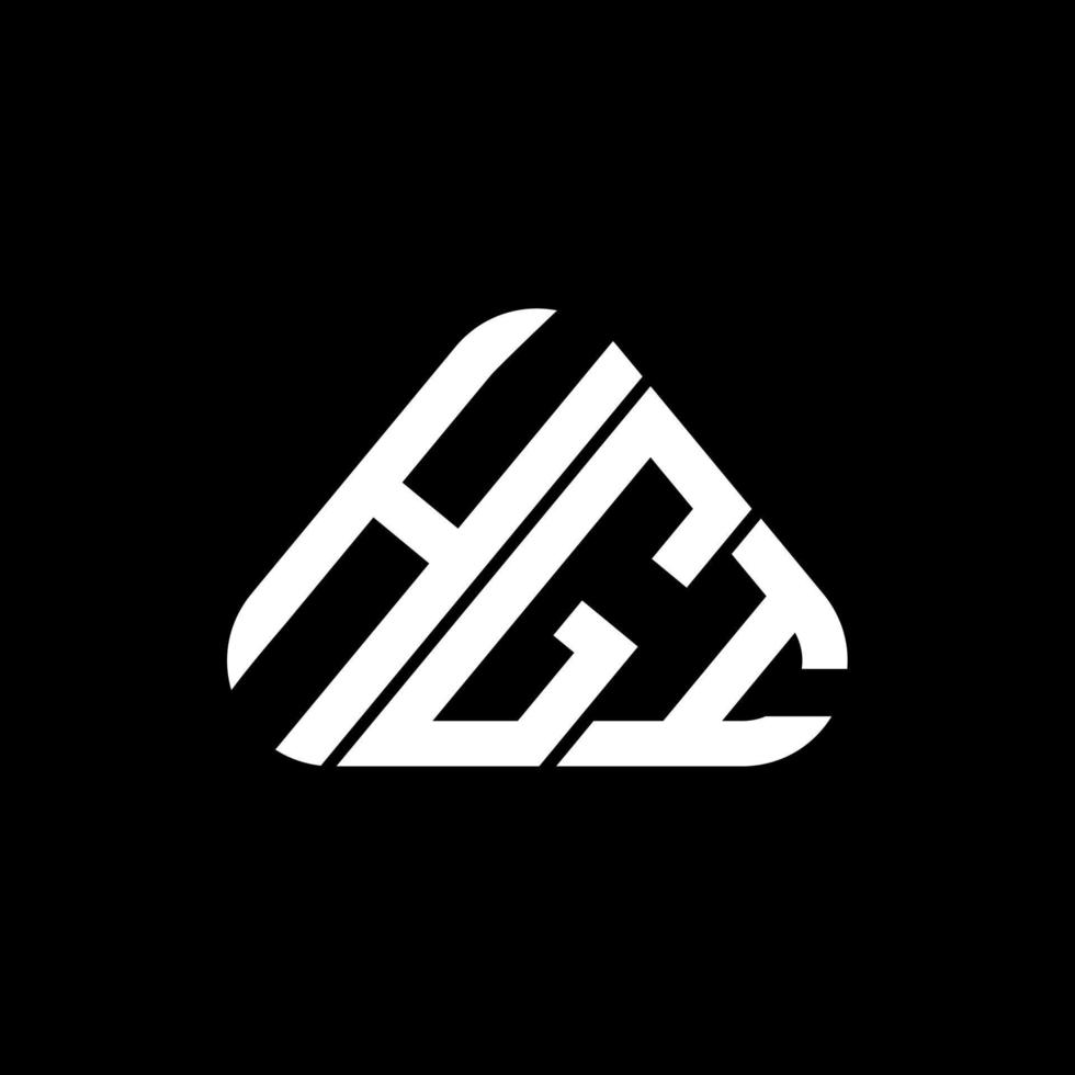 hgi brief logo creatief ontwerp met vector grafisch, hgi gemakkelijk en modern logo.