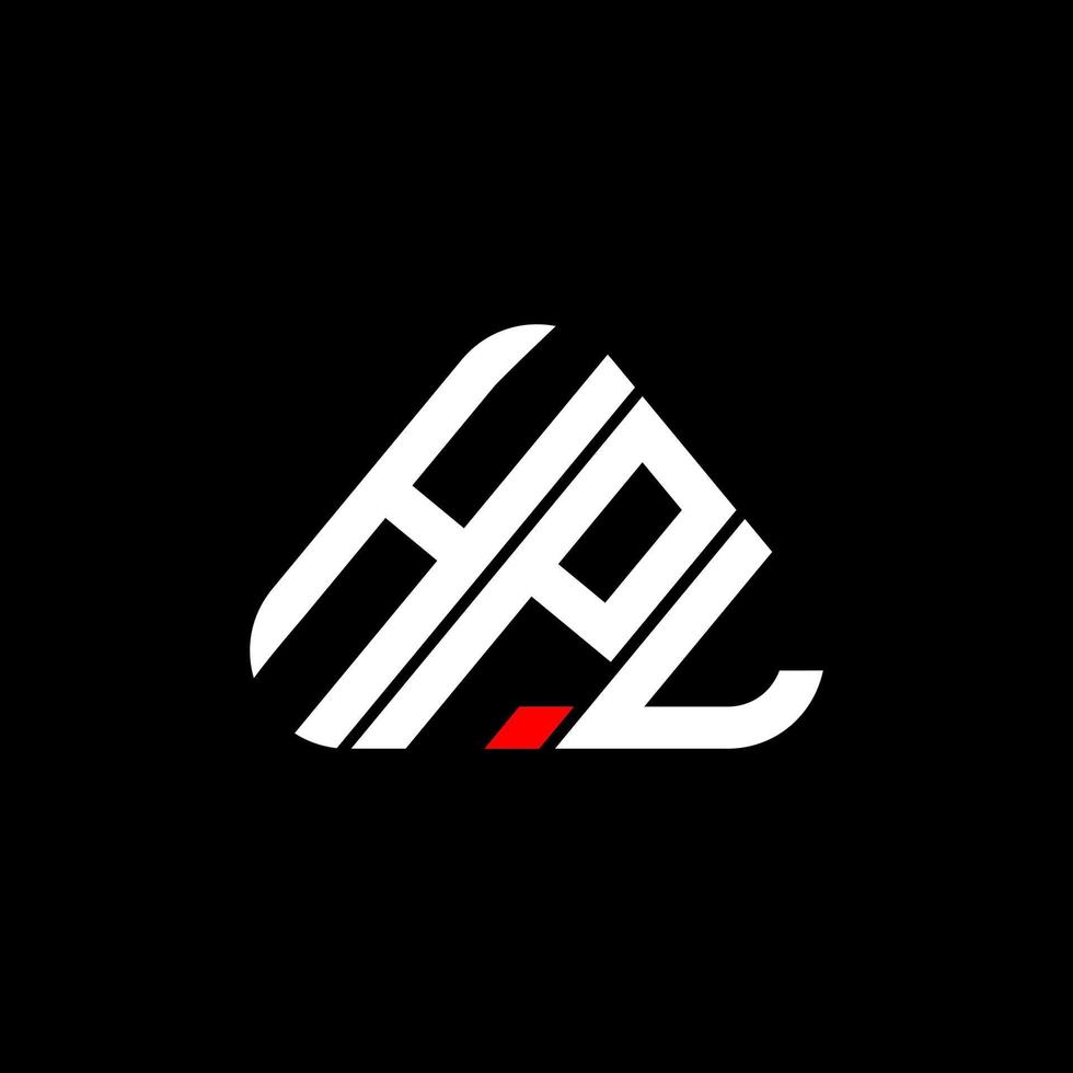 hpl brief logo creatief ontwerp met vector grafisch, hpl gemakkelijk en modern logo.