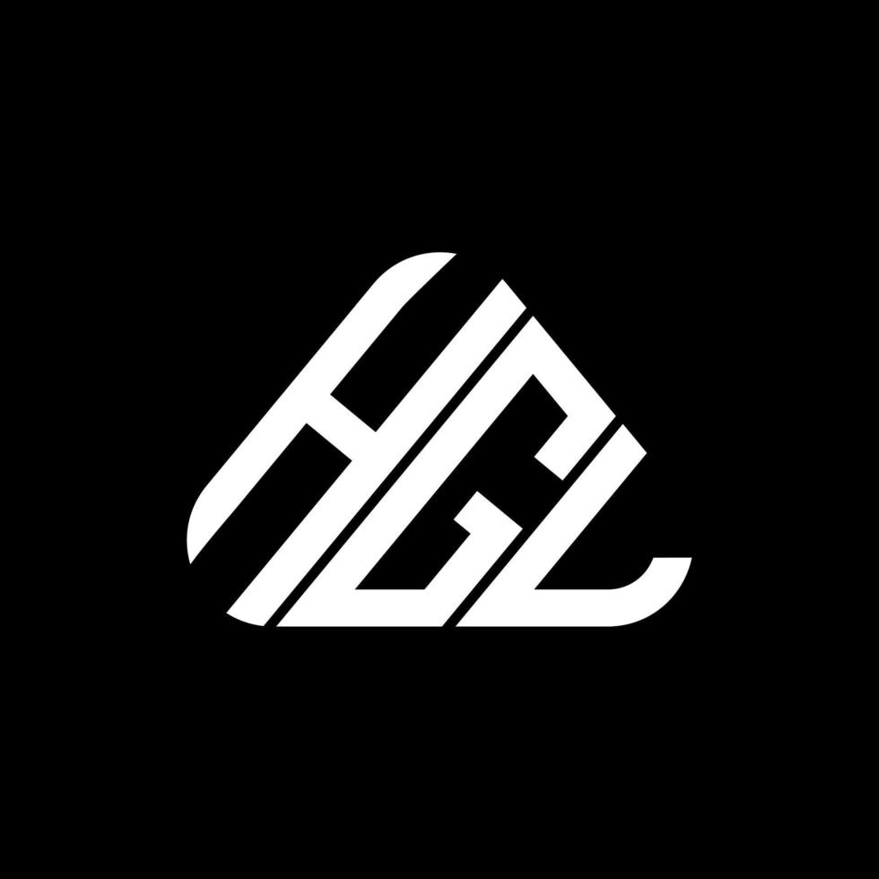 hgl brief logo creatief ontwerp met vector grafisch, hgl gemakkelijk en modern logo.