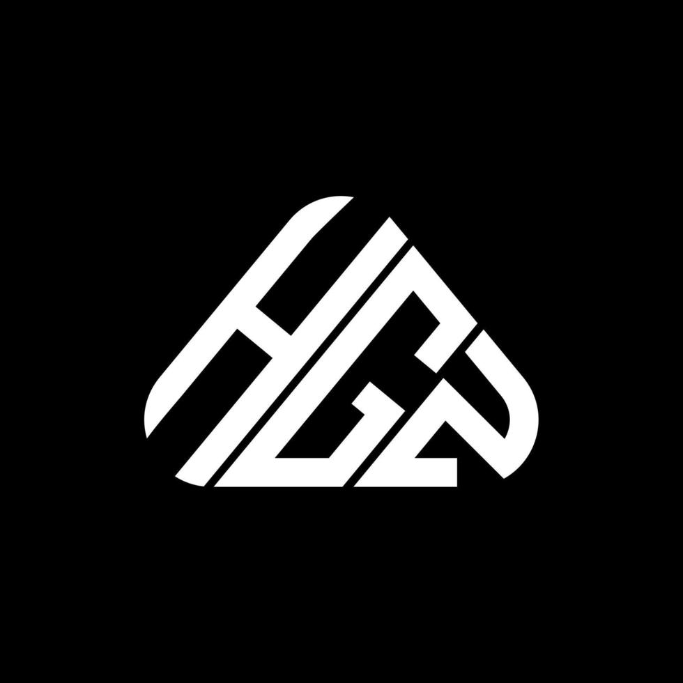 hgz brief logo creatief ontwerp met vector grafisch, hgz gemakkelijk en modern logo.