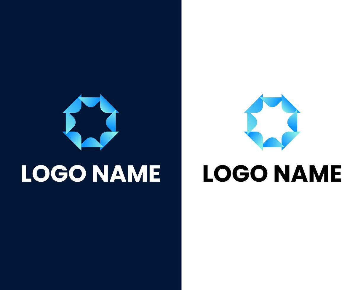 brief O Mark modern logo ontwerp sjabloon vector