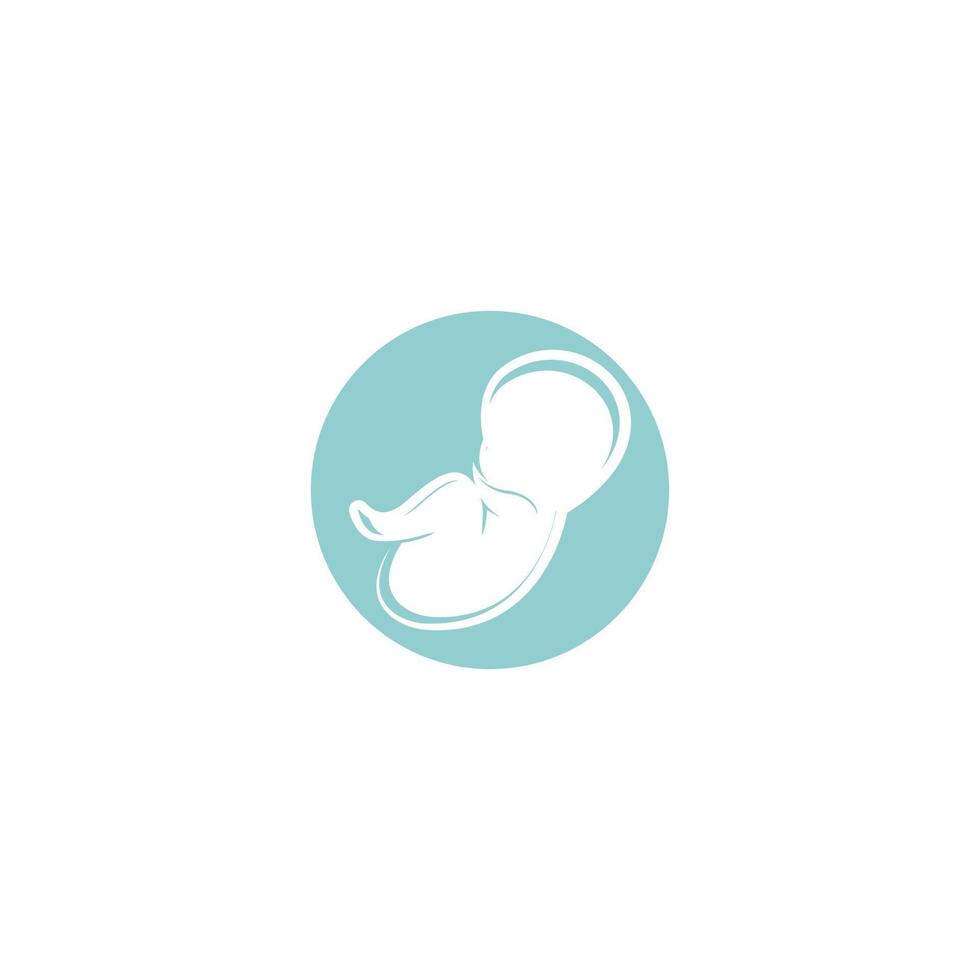 baby logo vector icoon