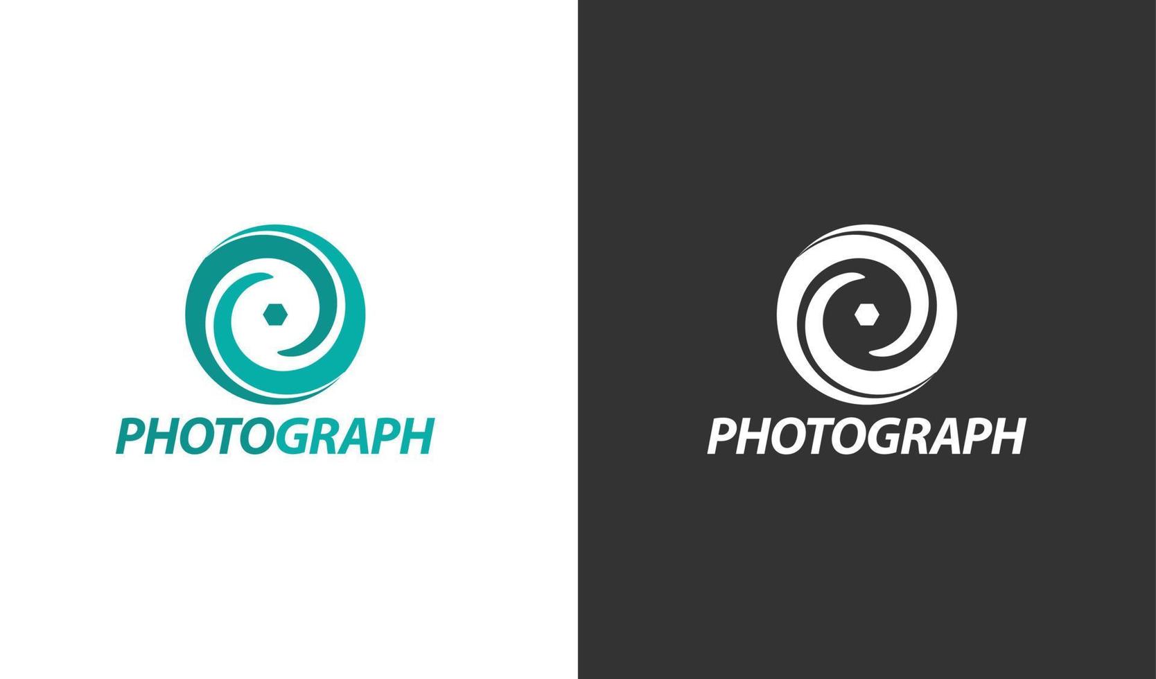 fotograaf studio logo gemakkelijk ontwerp vector