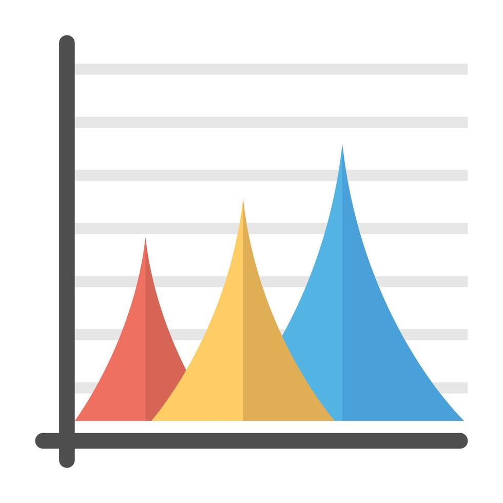 trendy piramidediagram vector