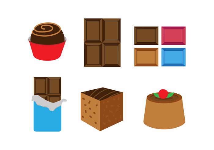 Chocolade Vector Set