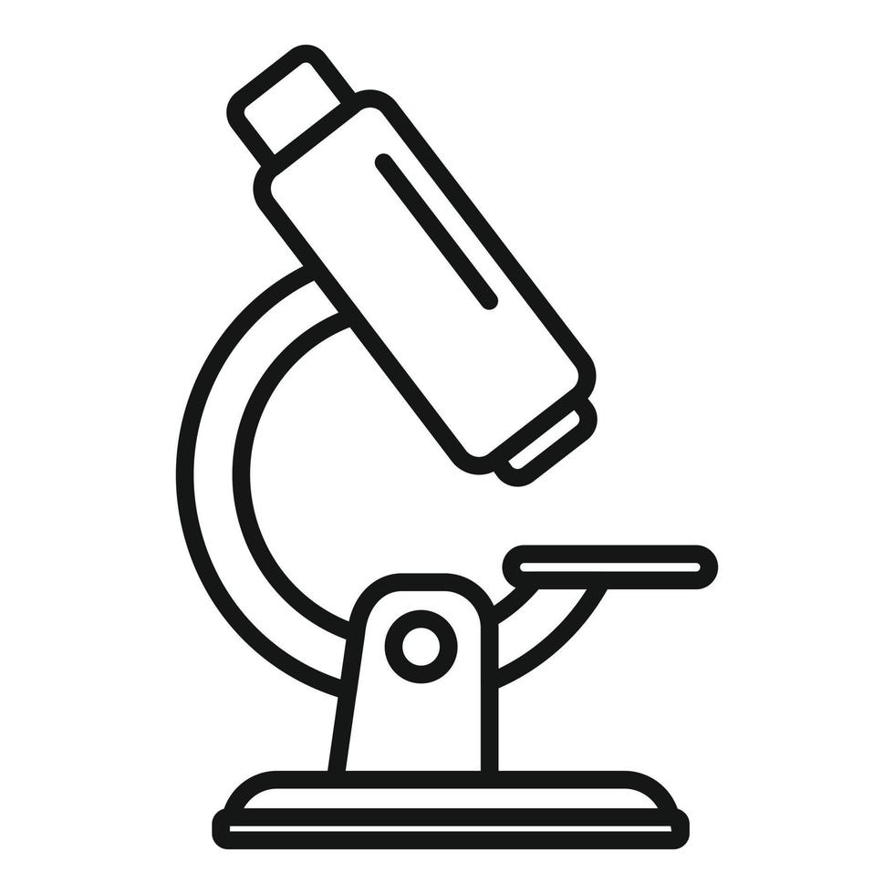 dna microscoop icoon schets vector. ggo voedsel vector