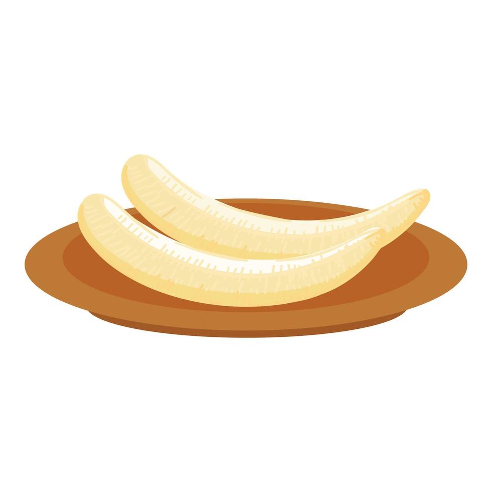 schoon banaan bord icoon tekenfilm vector. fruit tropisch vector