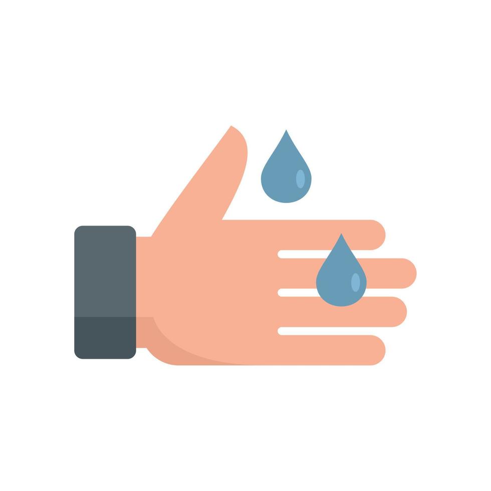 hand- wassen icoon vlak geïsoleerd vector