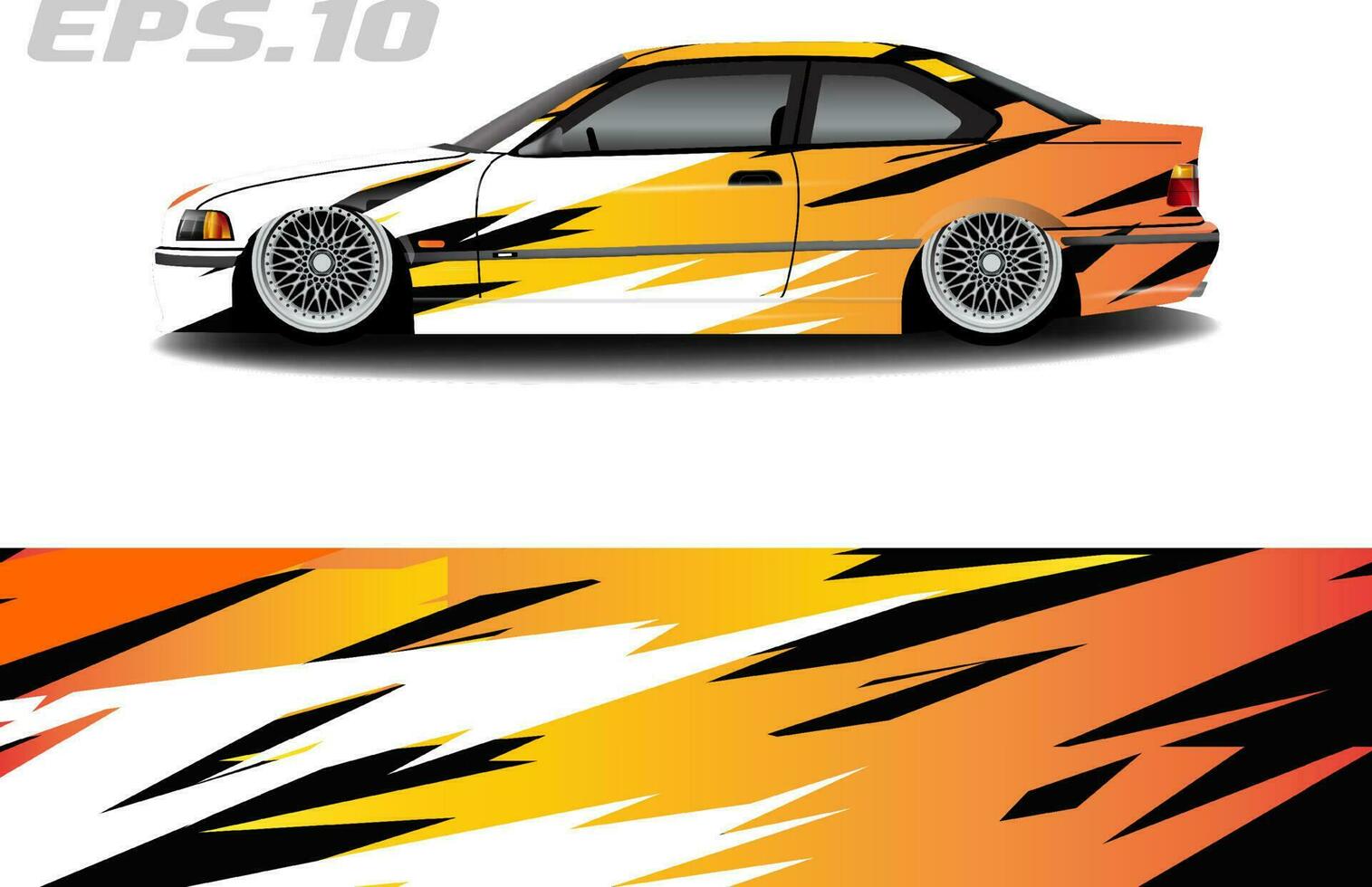 sticker kleurstelling racing auto sticker ontwerp, koel abstract grafisch achtergrond vector