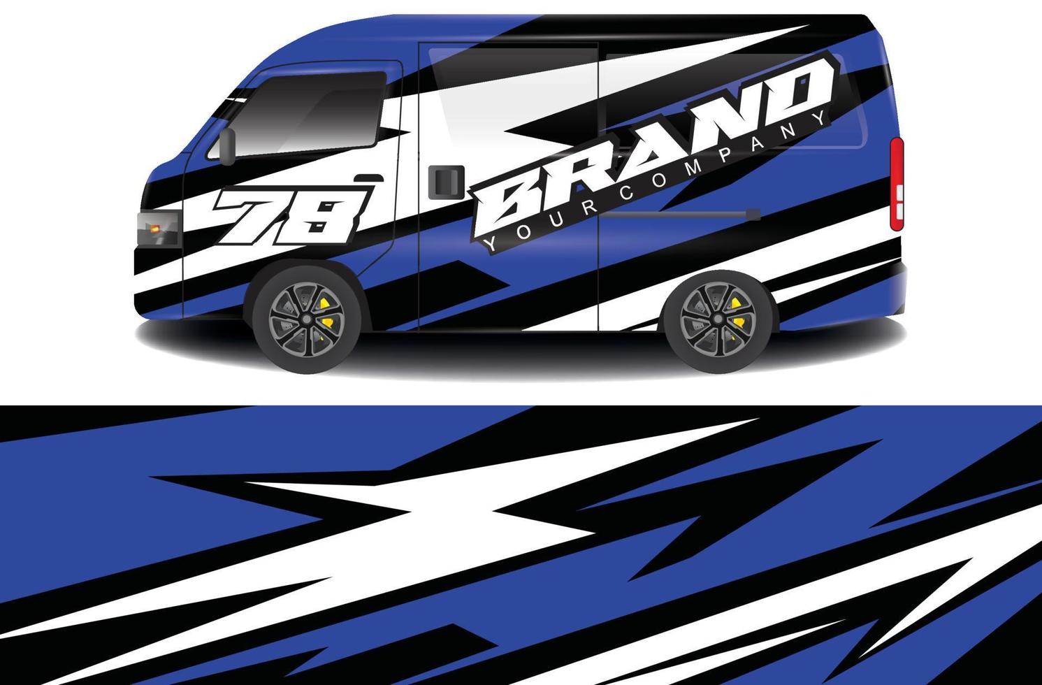 racing achtergrond sticker ontwerpen voor camper auto wraps en meer vector