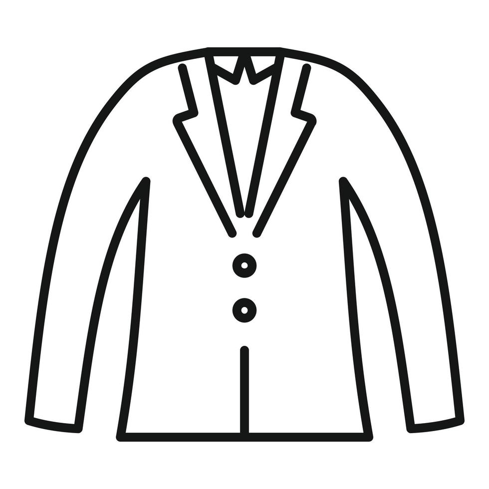 overhemd mode icoon schets vector. kleren uniform vector