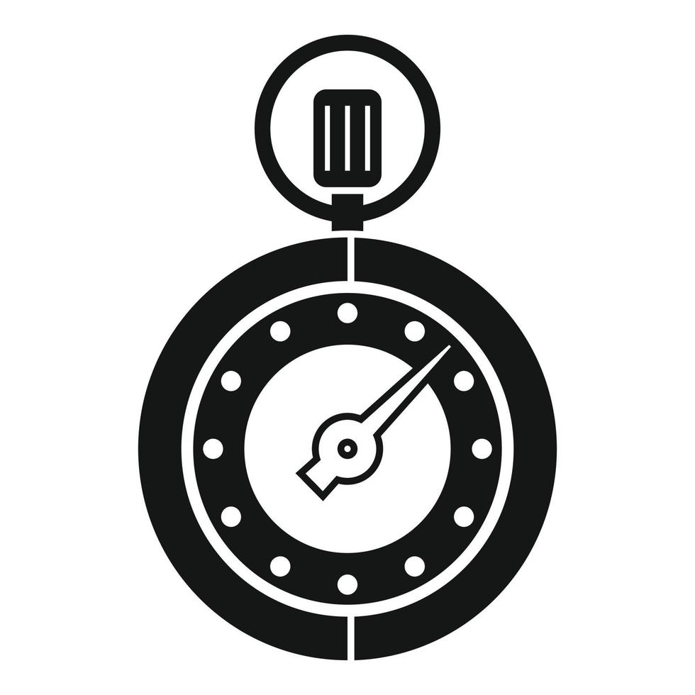 chronometer icoon gemakkelijk vector. stopwatch klok vector