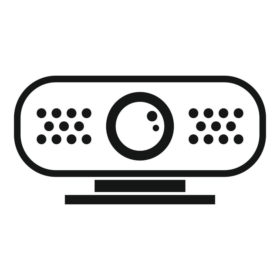 4k web camera icoon gemakkelijk vector. video, foto camcorder vector