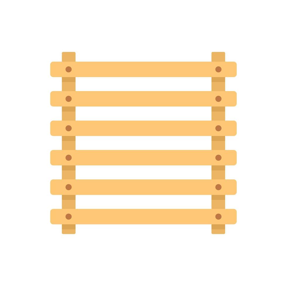 sauna hout kader icoon vlak geïsoleerd vector