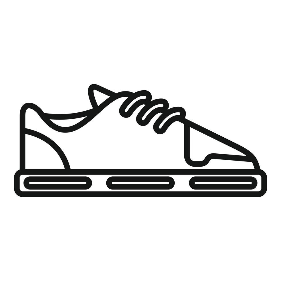 sneaker ontwerp icoon schets vector. sport schoen vector