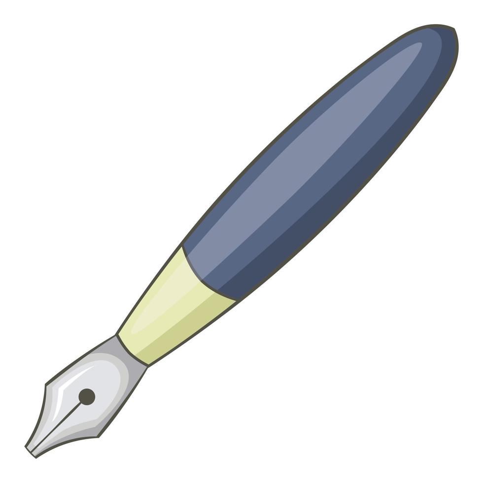 inkt pen icoon, tekenfilm stijl vector