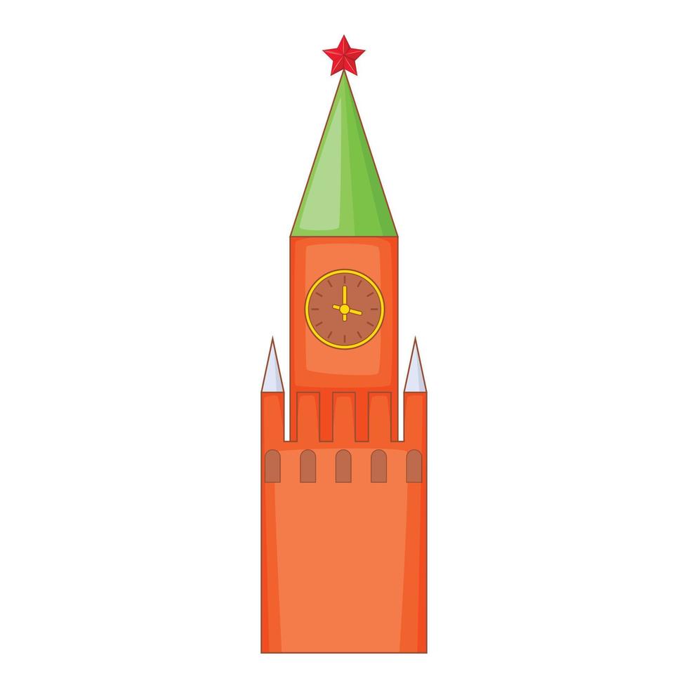 het kremlin icoon, tekenfilm stijl vector
