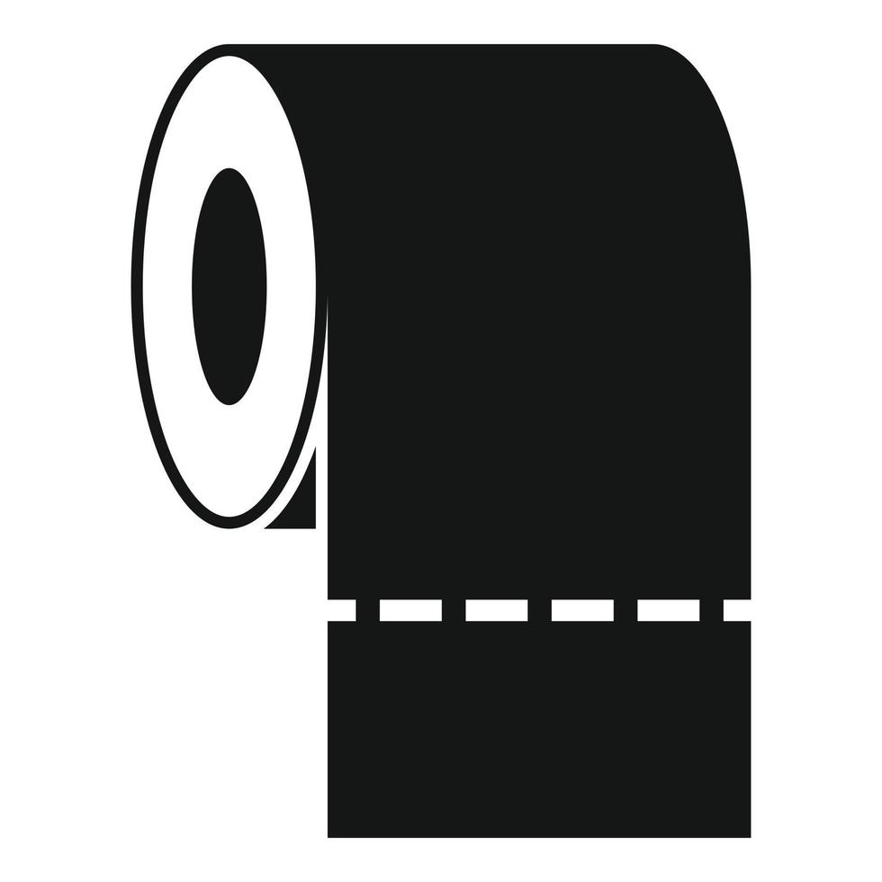 toilet papier icoon gemakkelijk vector. zakdoek doos vector