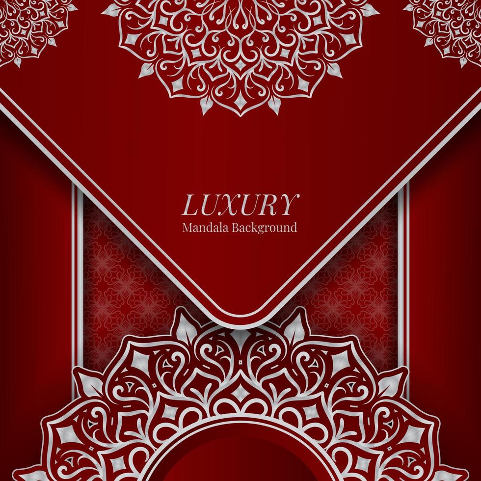 luxe achtergrond, met mandala ornament vector