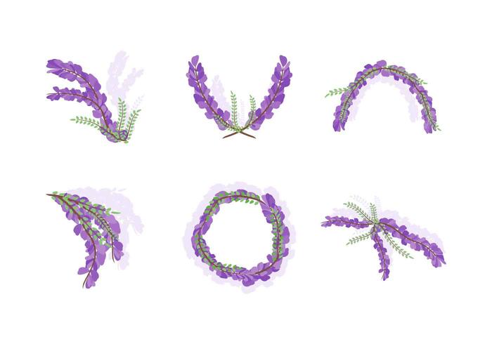 Gratis Mooie Wisteria Bloemvectoren vector