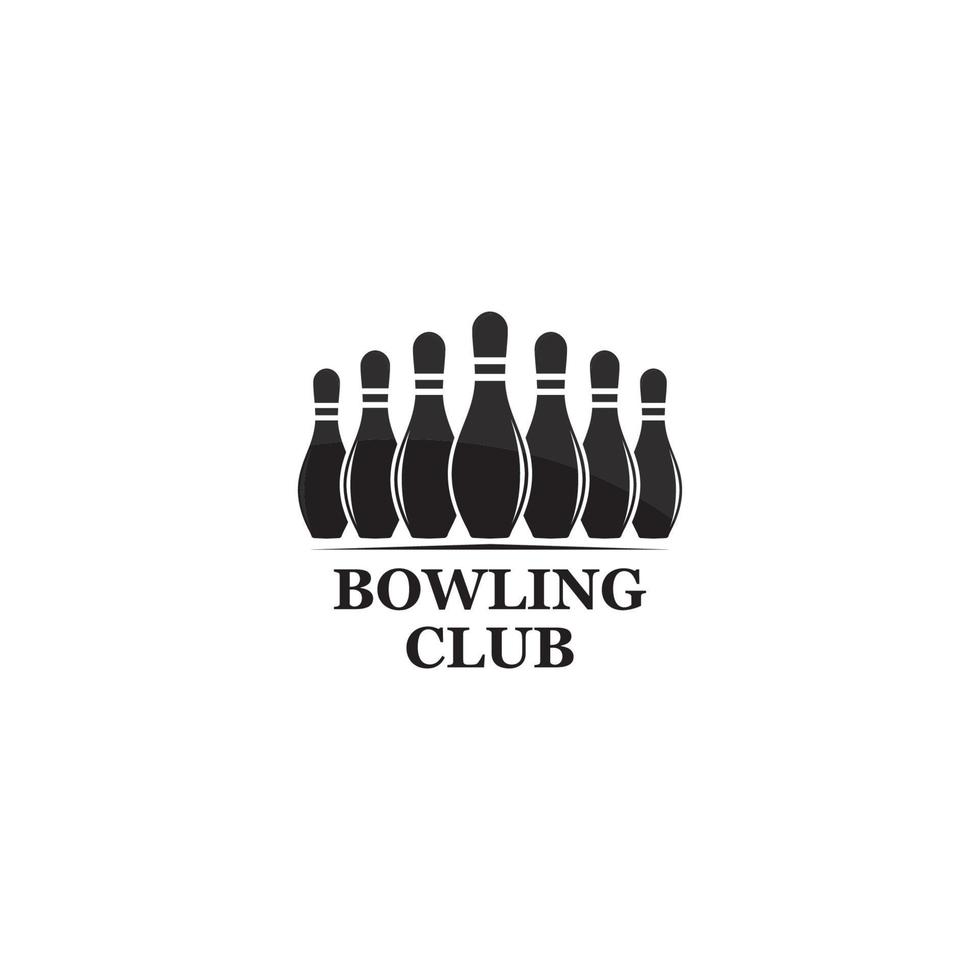 vector reeks van bowling logo's, bowling logo emblemen en bowling logo ontwerp