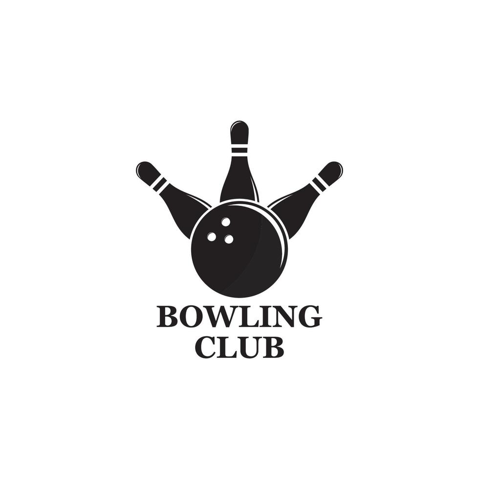 vector reeks van bowling logo's, bowling logo emblemen en bowling logo ontwerp