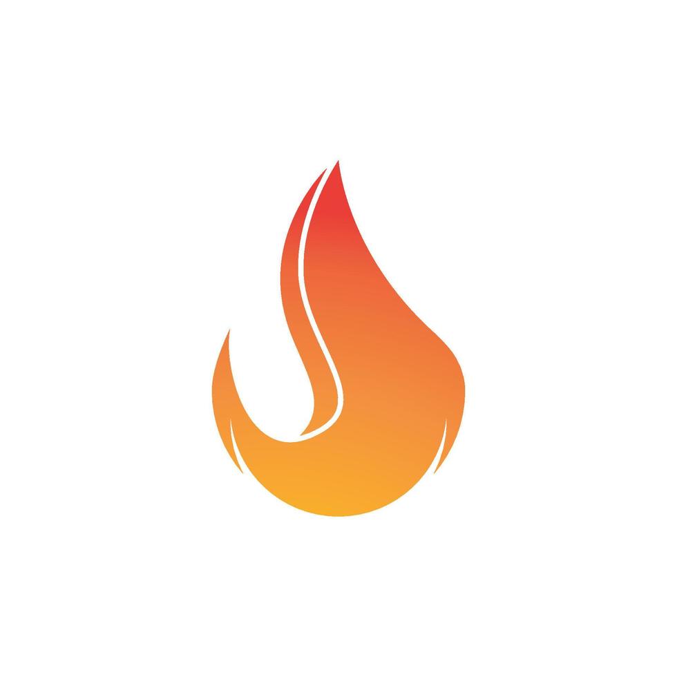 brand vlam logo sjabloon vector icoon olie, gas- en energie logo