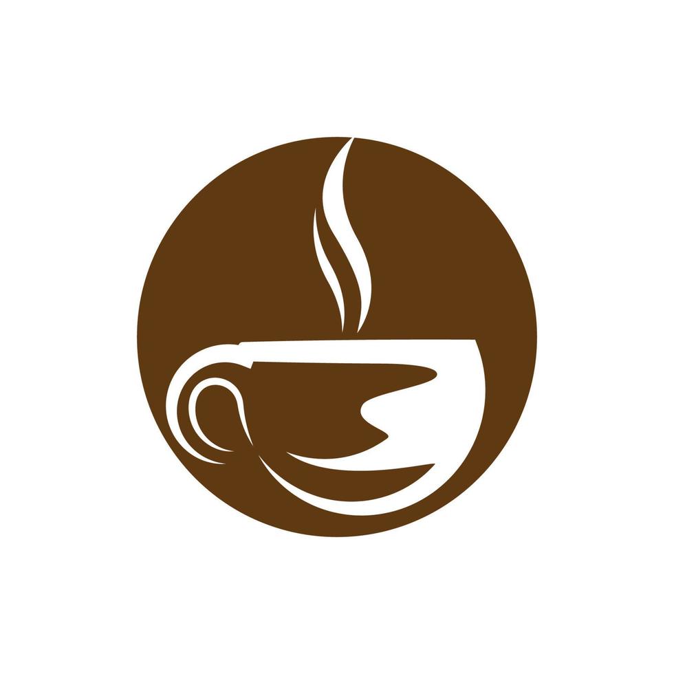 koffiekopje logo afbeeldingen vector