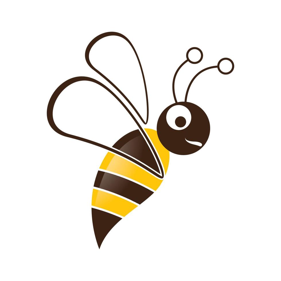 bee logo afbeeldingen vector