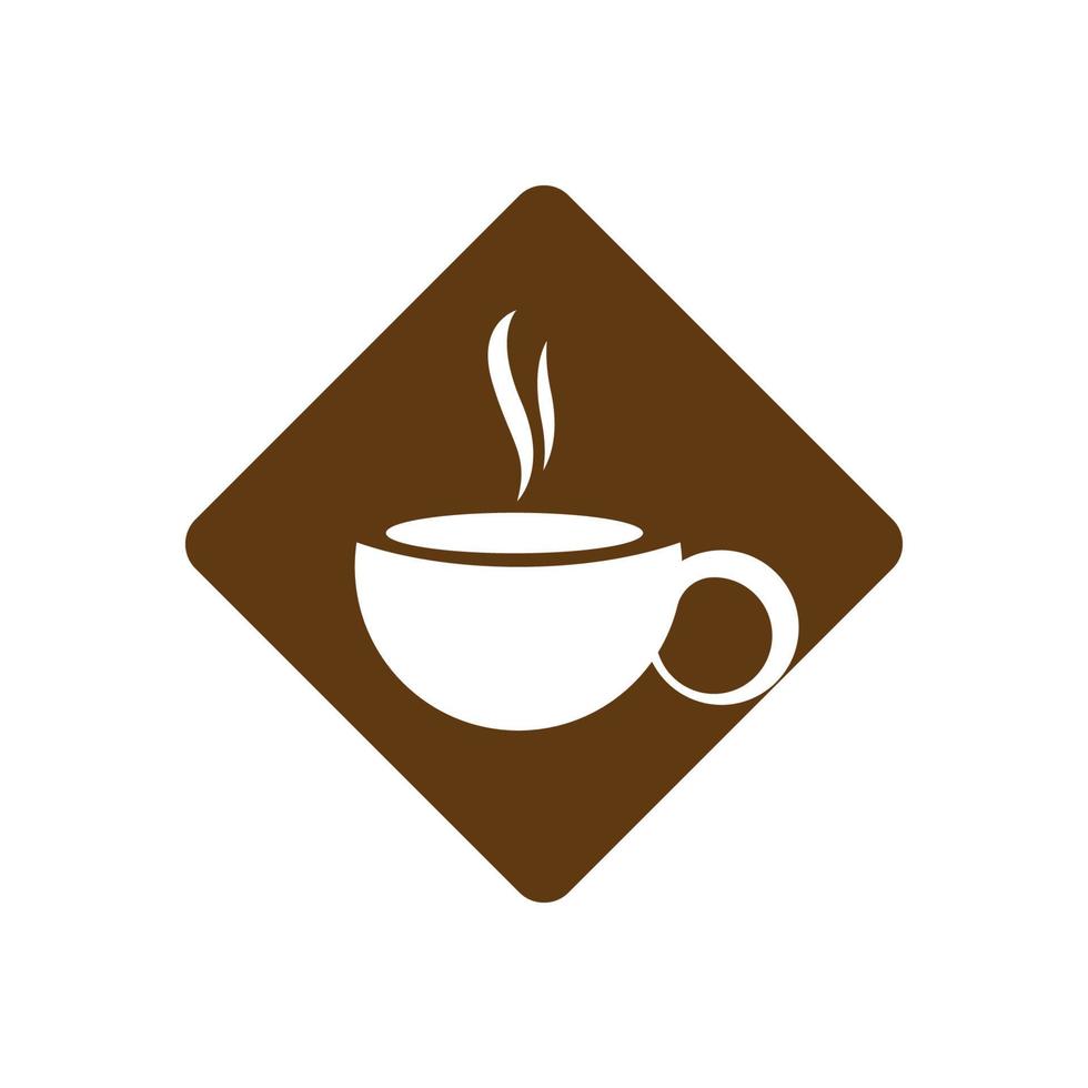 koffiekopje logo afbeeldingen vector