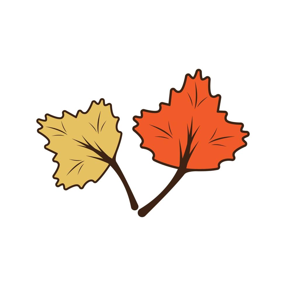 herfst logo afbeeldingen vector