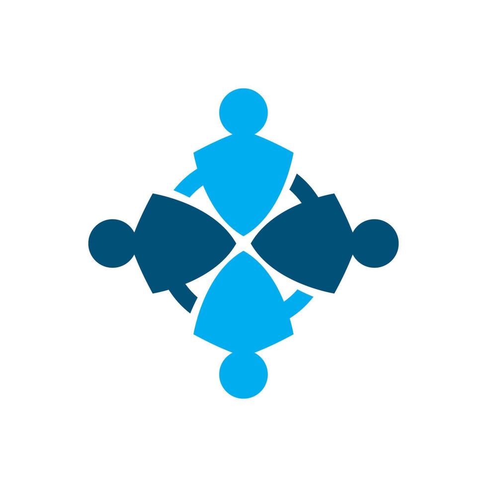 teamwork logo afbeeldingen vector