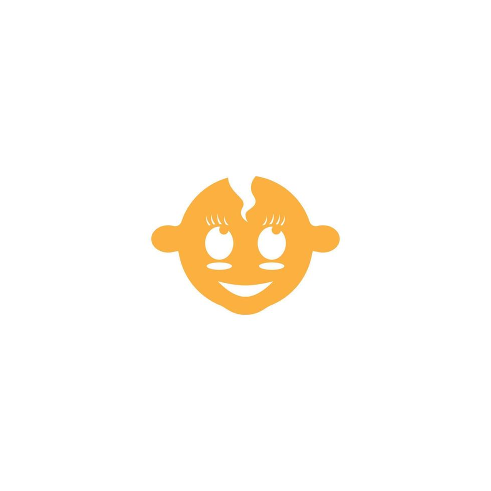baby logo vector icoon