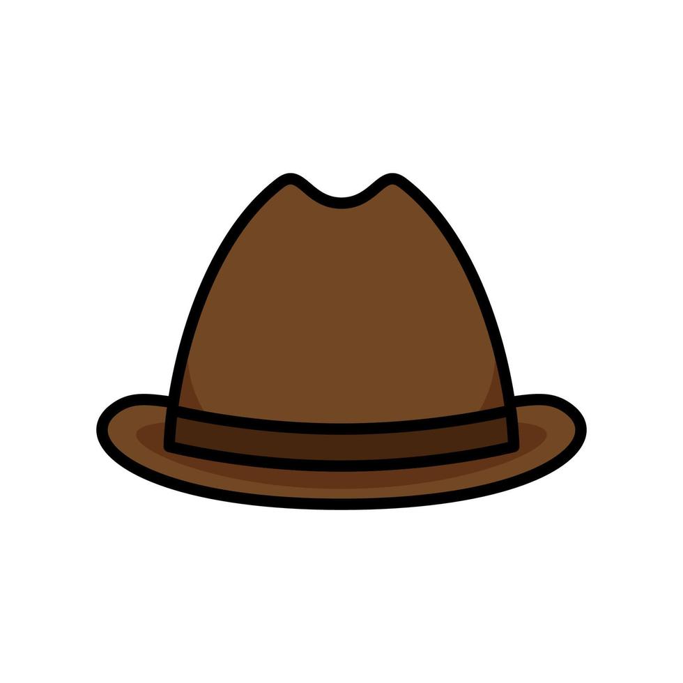 vector illustratie van een cowboy hoed