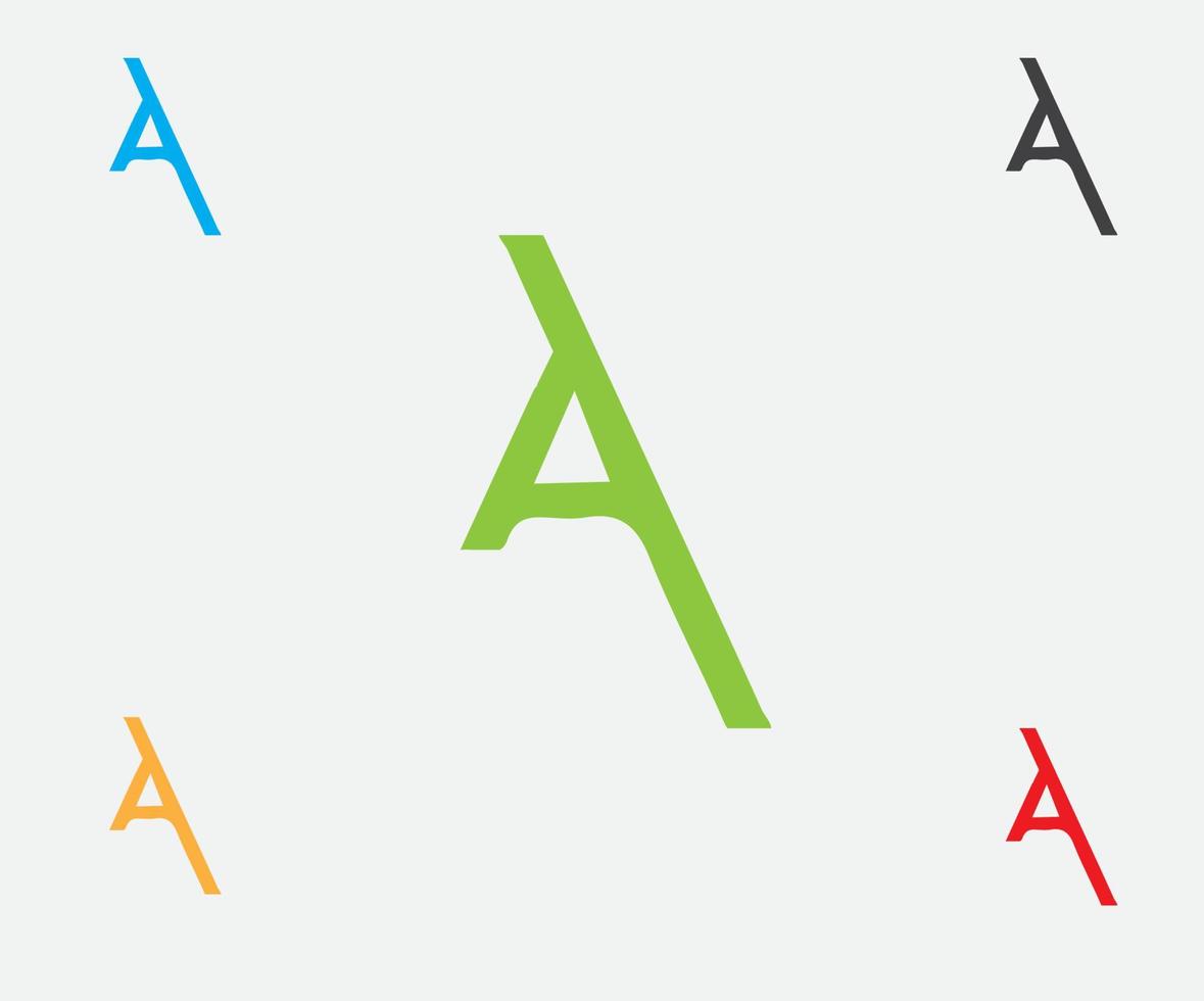 vlak vector logo ontwerp sjabloon element. eerste een brief logo.initiaal brief een logo. een brief voor logo.