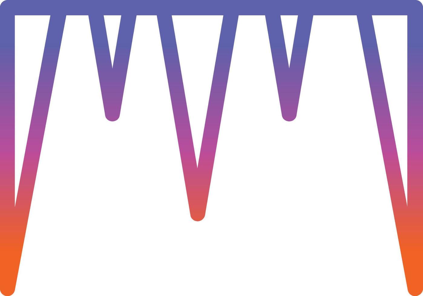 ijspegels vector icoon ontwerp