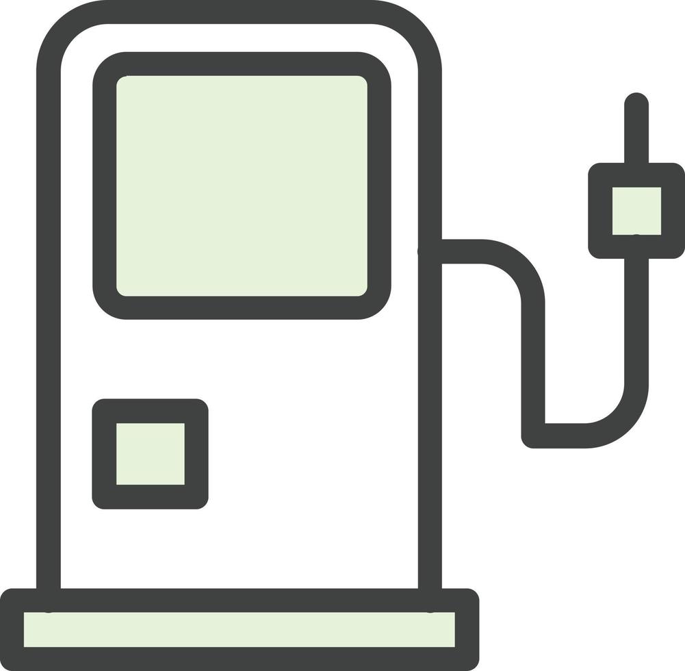 gas- pomp vector icoon ontwerp