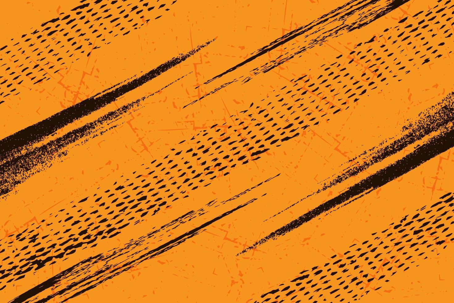 oranje en zwart grunge structuur achtergrond vector