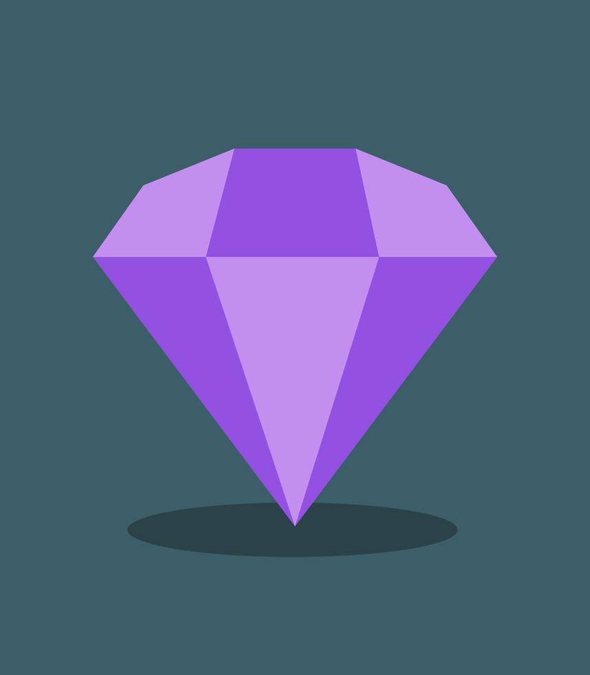 diamant Aan blauw pro vector