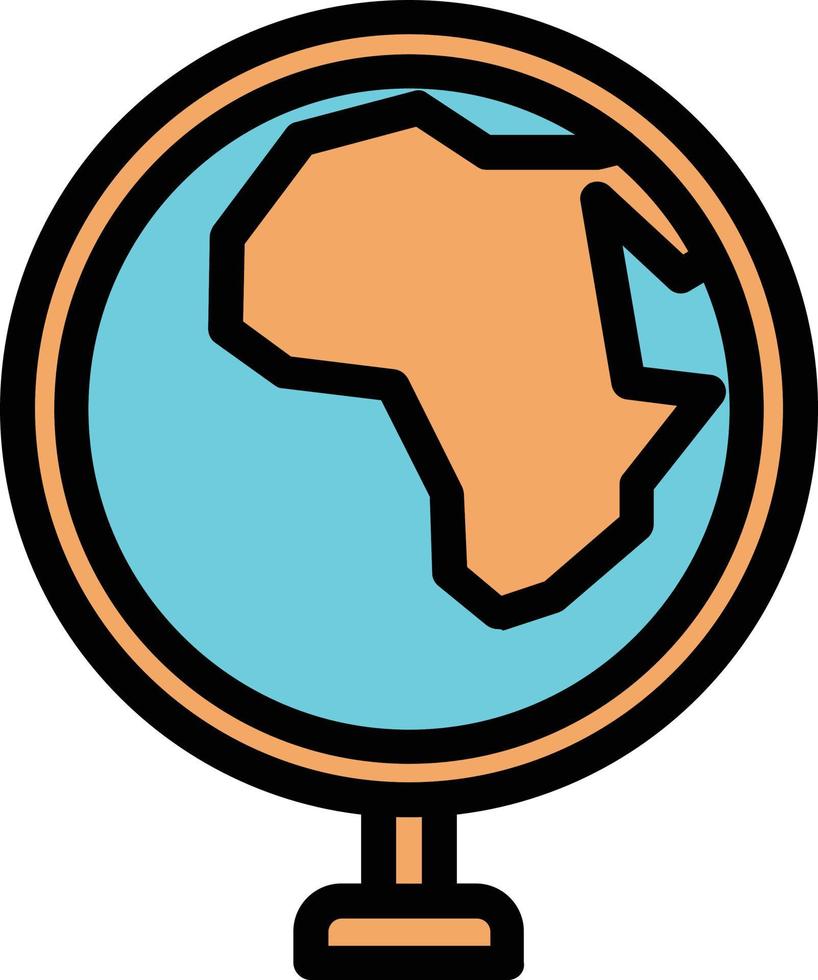 wereldbol Afrika vector icoon ontwerp